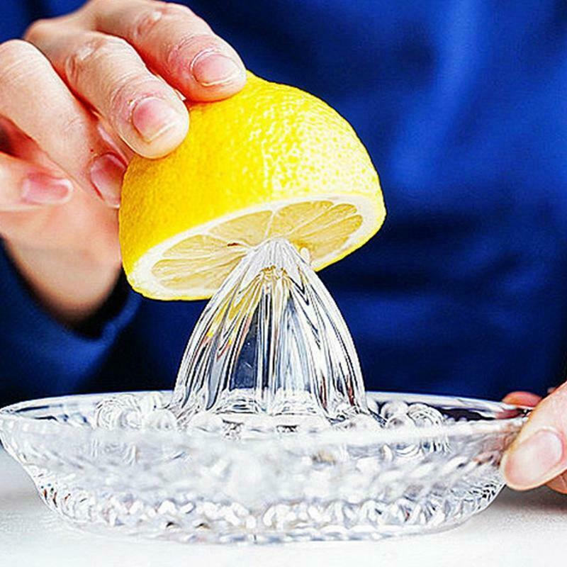 Glass Manual Juicer Citrus Fruit Juicer Kitchen Orange Lime Lemon Squeezer Fruit