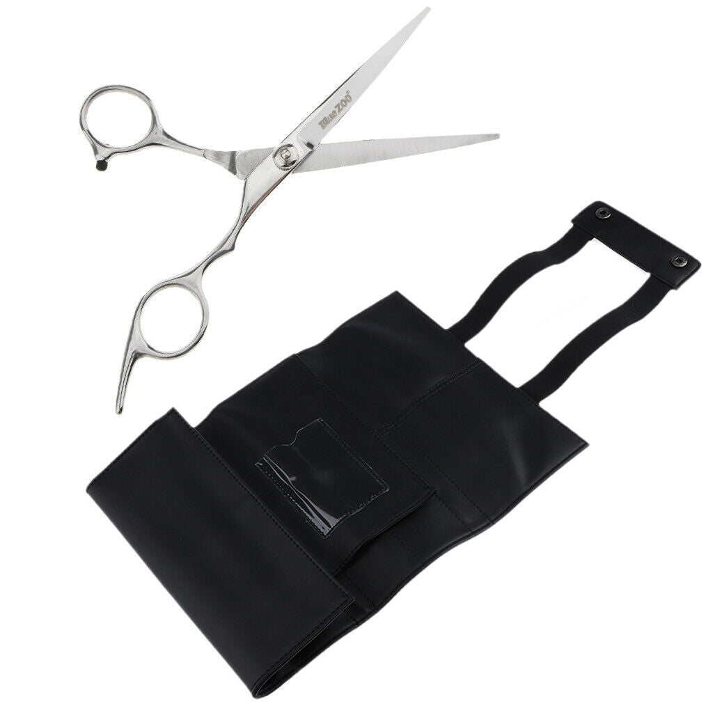 Durable Hair Cutting Scissors Pouch Shears Reelable Bag+Hair Cutting Scissor