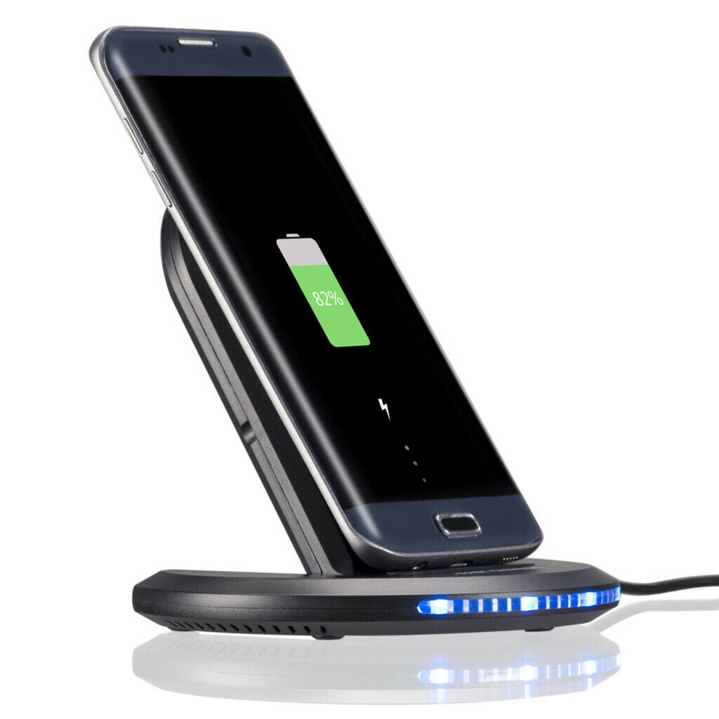 Foldable Wireless Charger,Cellphone Stand Station Wireless Charging Pad for