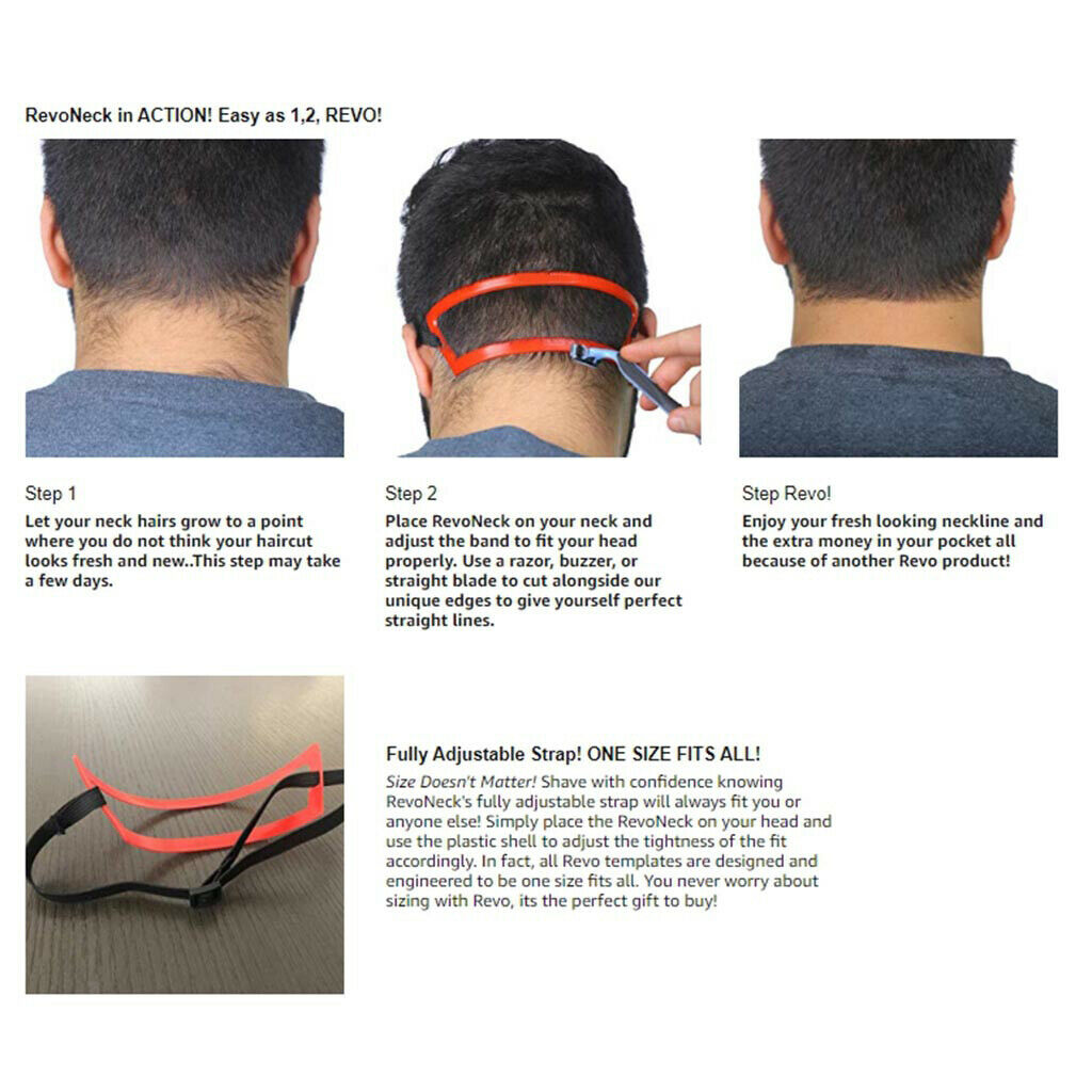 Portable Beard Shaping Tool Shaper Neckline Shaving Grooming Trimming Kit
