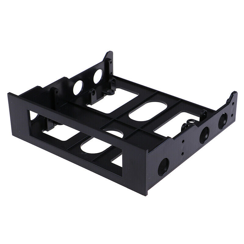 Black 3.5" to 5.25" Drive Bay Computer PC Case Adapter Mounting Brac OZBD