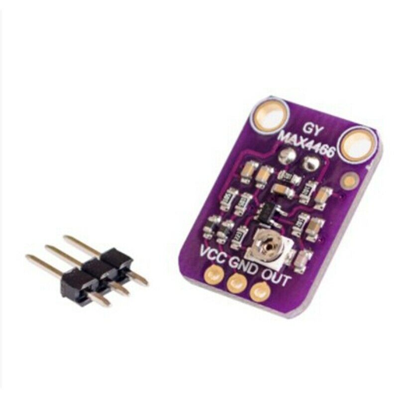 5 Pcs GY-MAX4466 Microphone AGC Amplifier Board Module Auto Gain Control AttacI9
