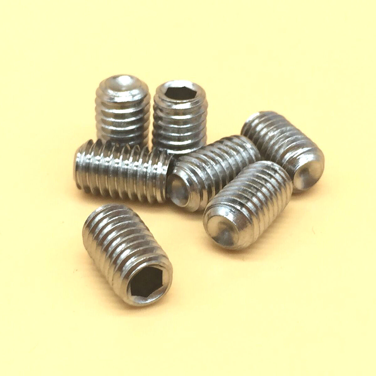 100Pcs Stainless Steel 1/4 5/16 3/8 Allen Head Hex Socket Screws Assortment Kit