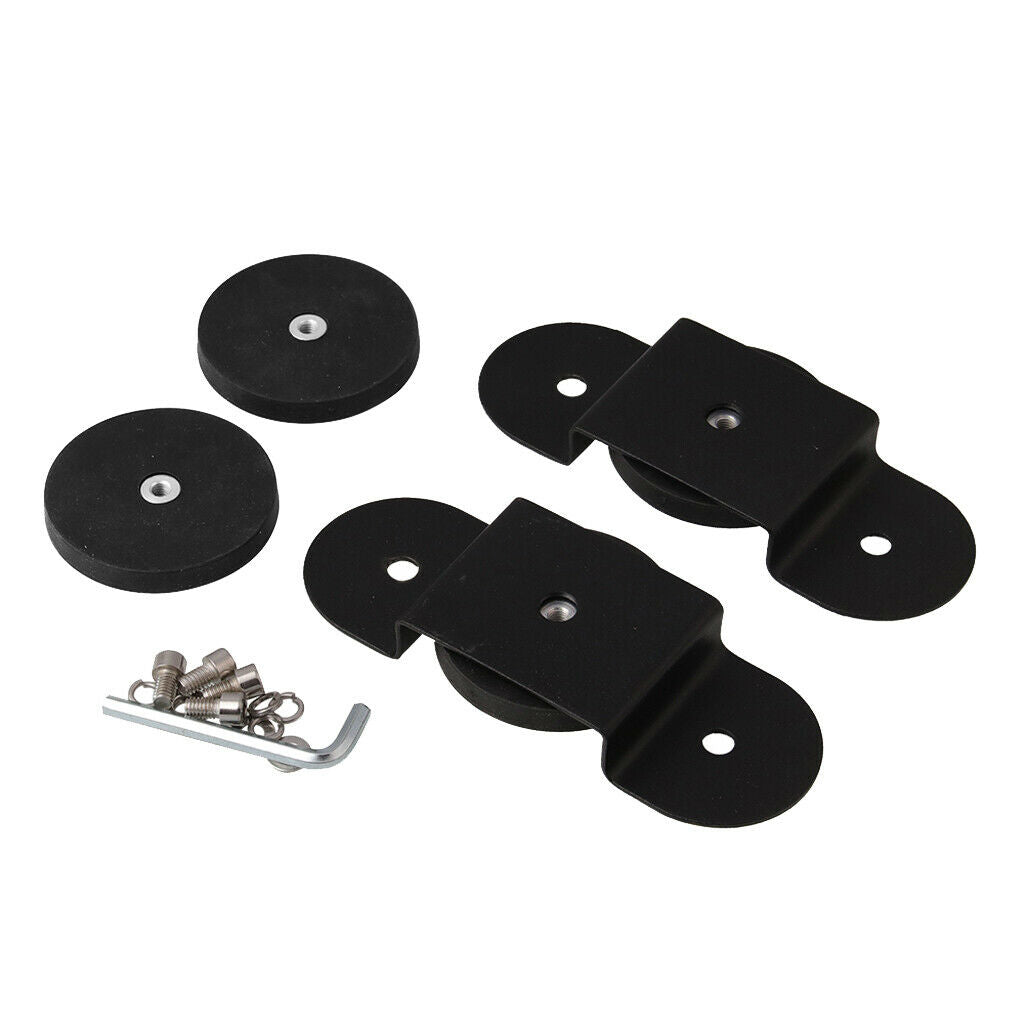2 Set 157mm Magnetic Base Car Roof LED Light Bar with Rubber Pad Rustproof