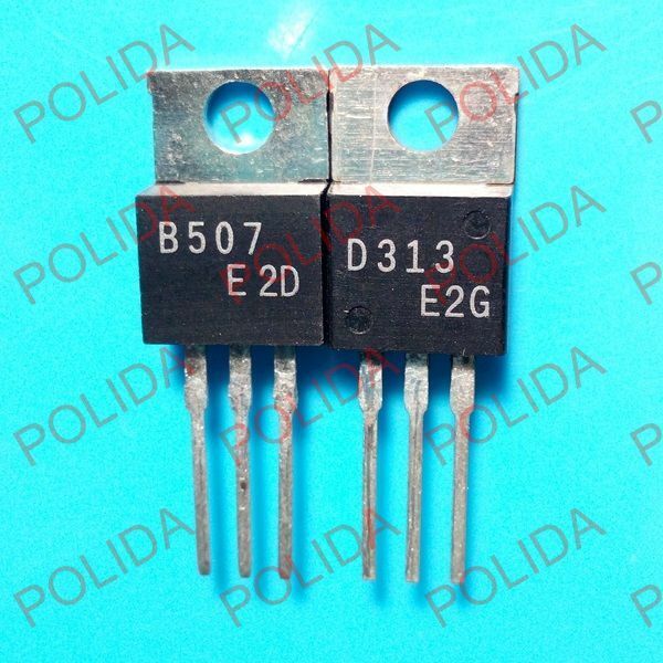 5pairs OR 10PCS Transistor SANYO TO-220 2SB507/2SD313 B507/D313
