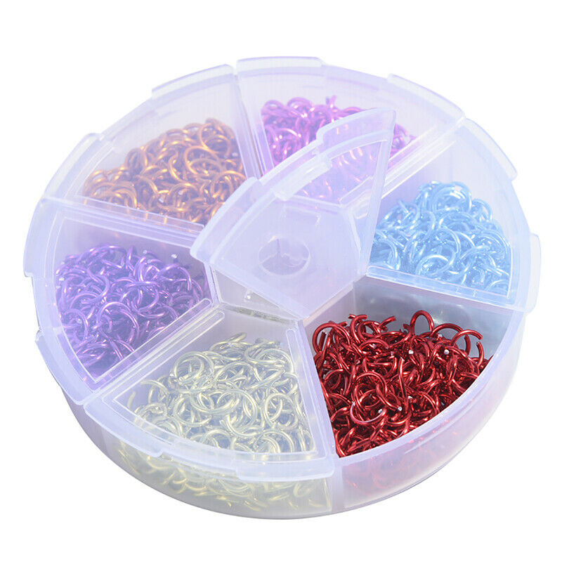 1080Pcs/Box Mixed Colors Open Jump Ring Split Rings Jewelry Making Findin.l8