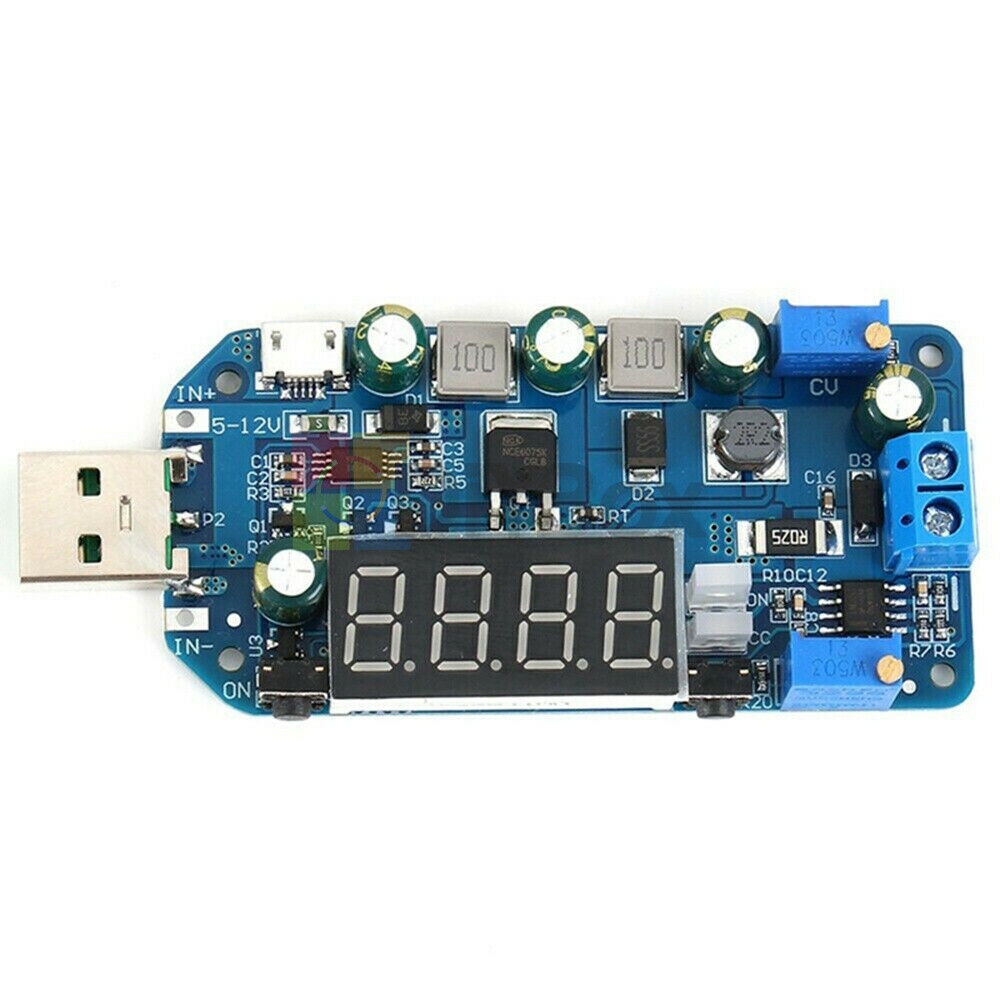 15W 2A 5V to 0.5-30V USB Buck Boost Converter Step Up/Down Power Supply Module