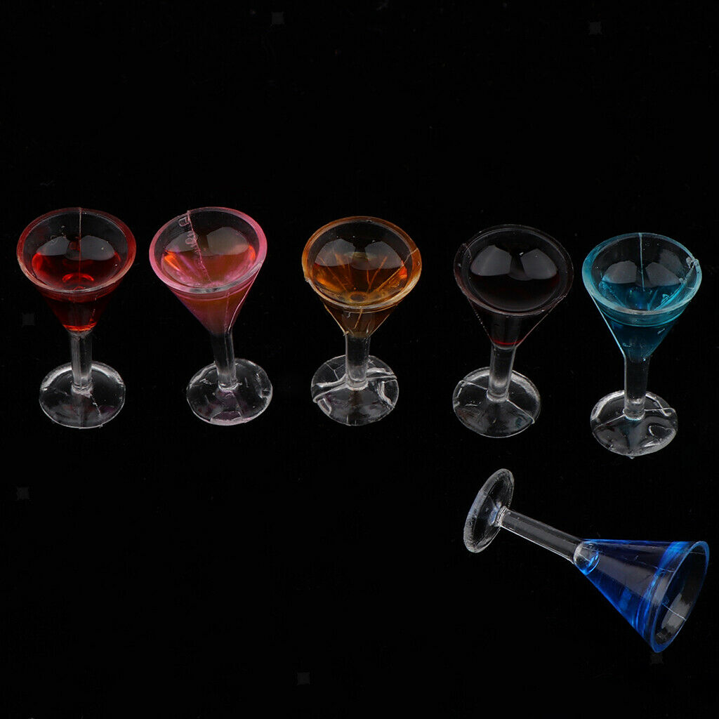 1:12 Drink Wine Bottles Wooden Rack Magnet Cocktail Table Accessories DIY