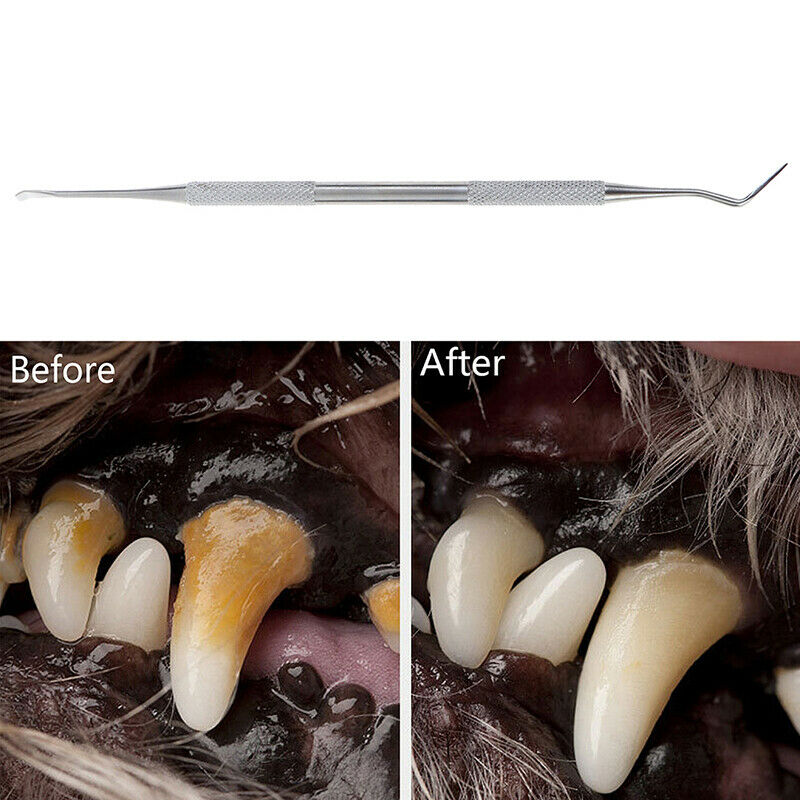 Pets Teeth Cleaning Tools Double Sided Dogs Cats Tartar Remover Pet Suppl.l8