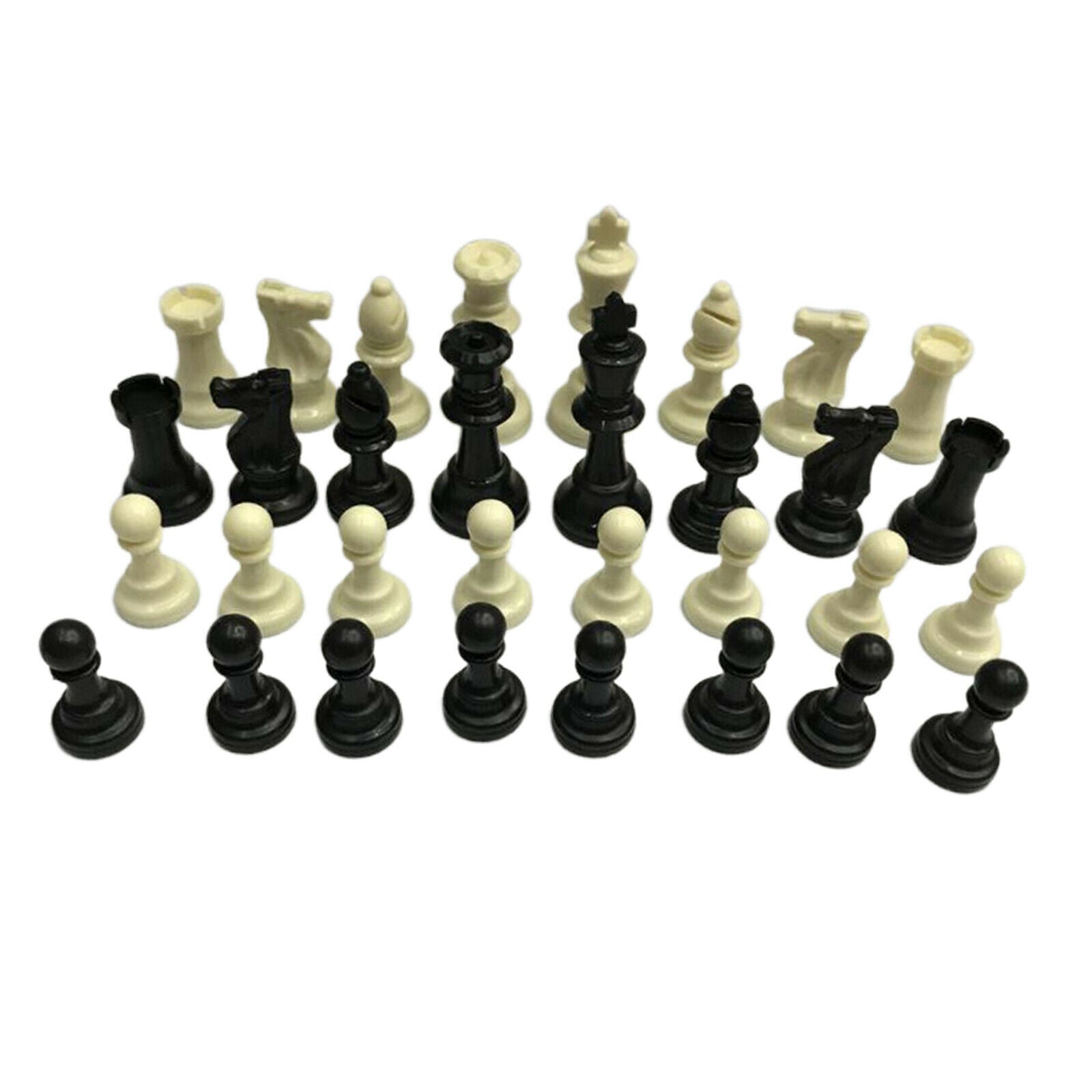 Standard Chess Pieces Set Chess Set Chess Game 75mm King Gift Easy to Carry