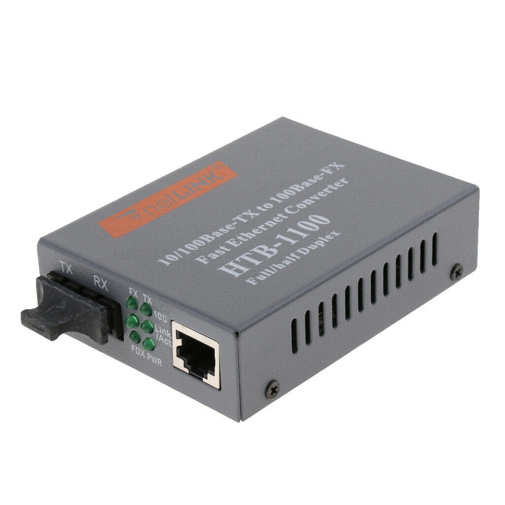External Gigabit Media Converter 100Mbps   Dual Fiber Transceiver