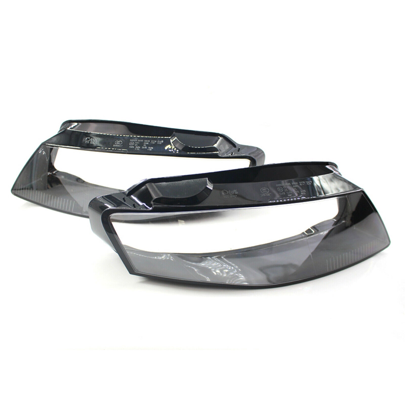 Car Headlight Lens Cover Fits for Audi A4 2009-2012 B8 Left and Right Side