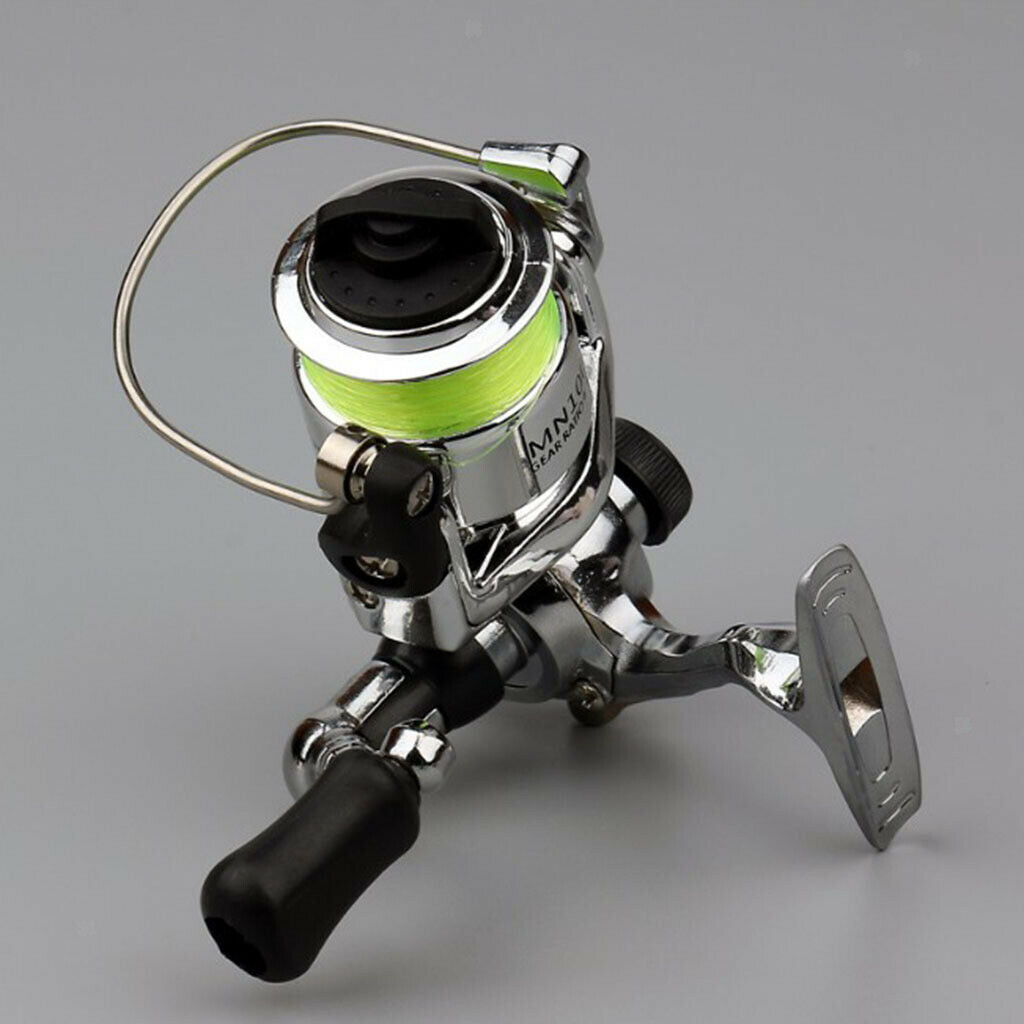 Mini Smooth Fishing Reel Steel Bait Casting Fishing Reels w/ Metal Wire Cup