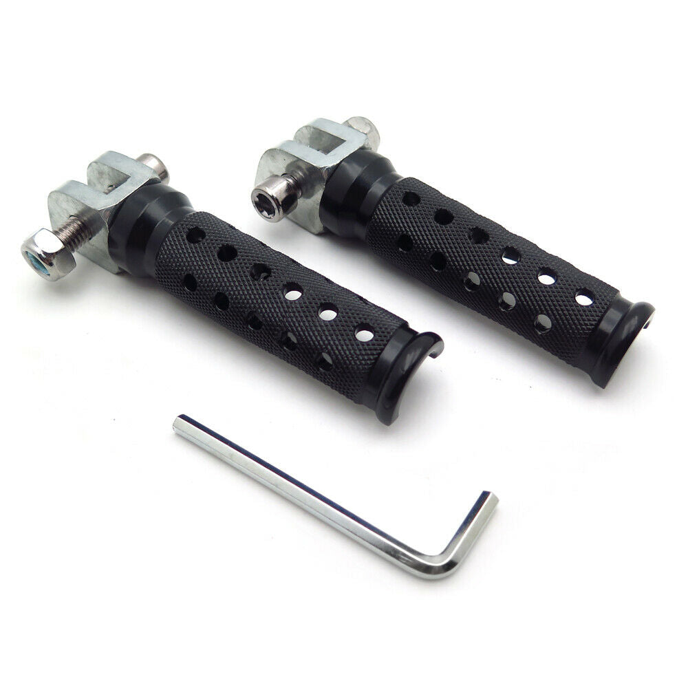 Black Foot Pegs For Yamaha FZR 600 XJ 600S YZF 600R 750R 1000 FZS1 FZ-1 R1 R6