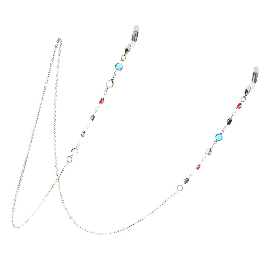 3pcs Eyeglass Sunglasses Cord Holder Necklace Neck Strap Chain Retainers