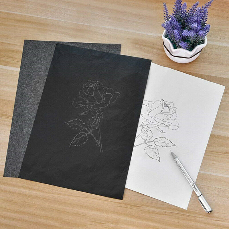 25pcs Carbon Paper Transfer Sheets Graphite Tracing Office DIY Copy Acces.l8