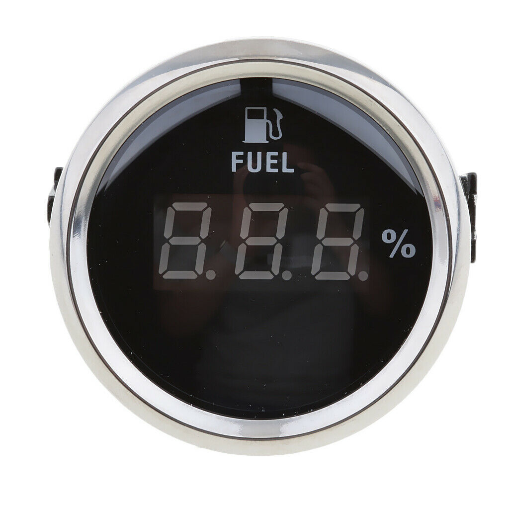 3X Waterproof Digital Fuel Gauge Marine Boat Parts Oil Pressure Indicator