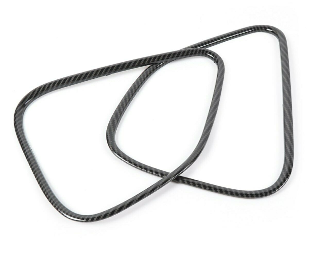 Carbon Fiber Door Speaker Decor Ring Cover Trim For Charger  2011+ P