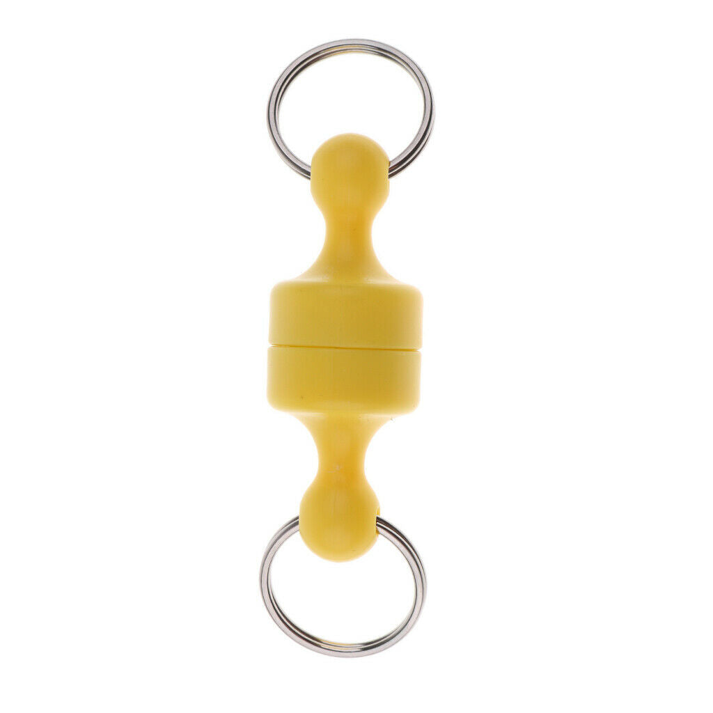 Fly Fishing Landing Trout Net Magnetic Release Holder Magnet Clip Yellow