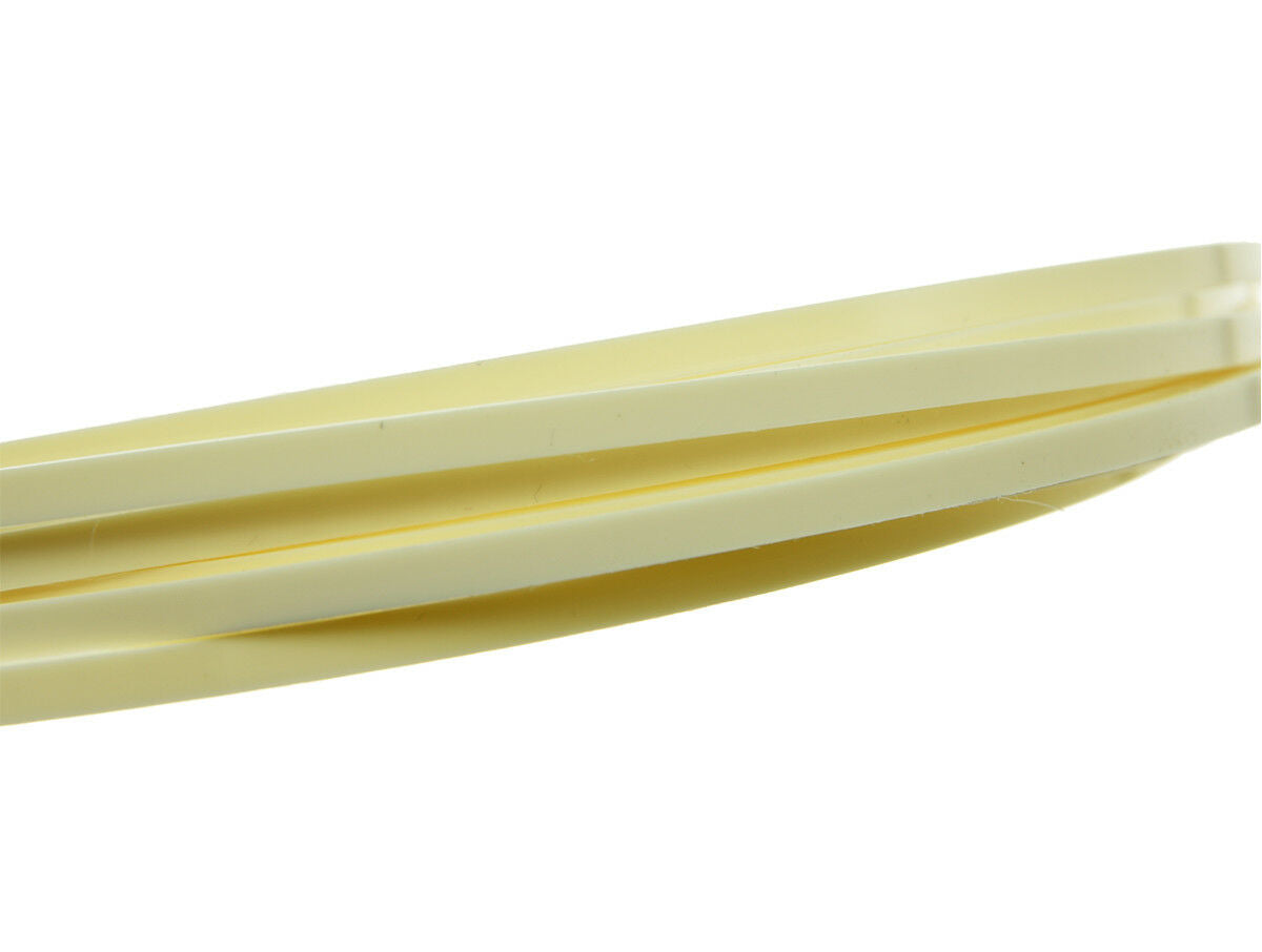 5pcs Ivory Guitar Binding Purfling Strips ABS Guitar Binding Strip 1650*5*1.5mm
