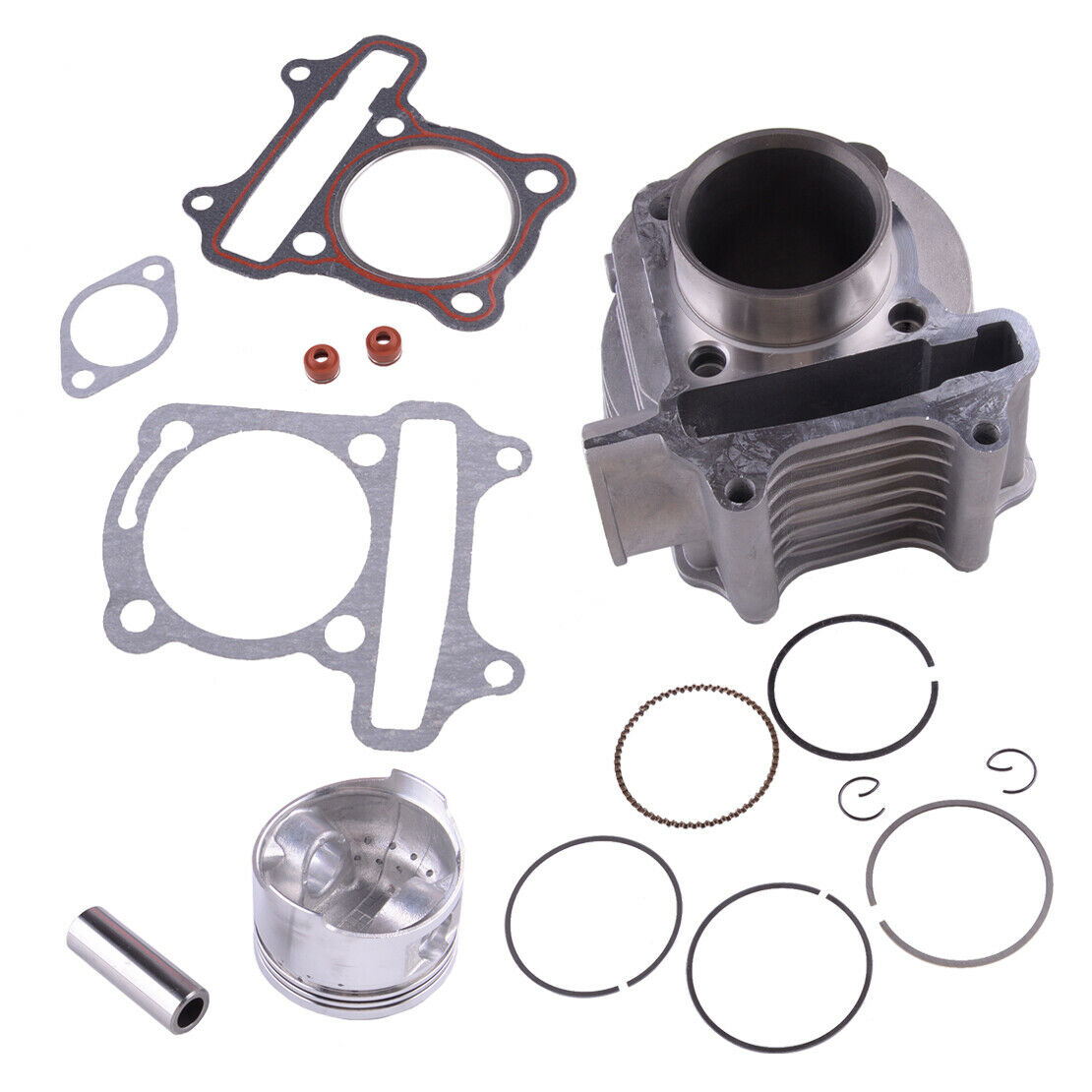Fit For 139QMB GY6 50cc 80cc 100cc Scooter Big Bore 50mm Cylinder Piston Kit B7