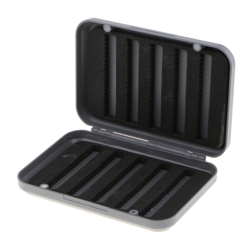 2PCS Double-Layer Waterproof Fly Fishing Flies Box Fish Lure
