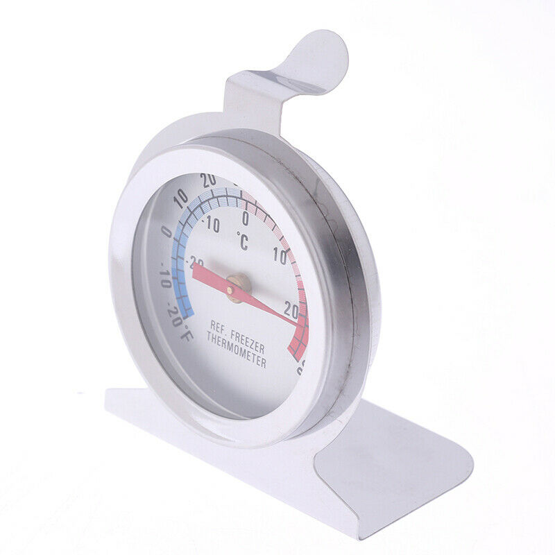 Refrigerator Thermometer Stainless Steel Fridge Freezer Thermometers Kitc.l8