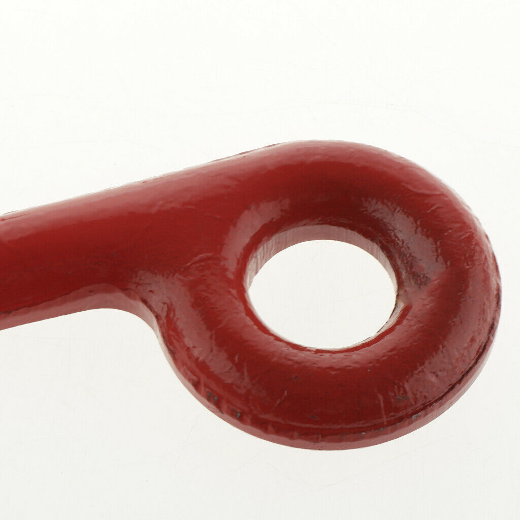 Eye Foundry Hooks Red Painted Lifting Accessory, 2204lbs Working Load