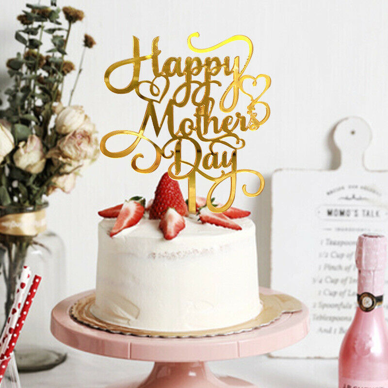 Happy Mother`s Day Cake Toppers for Mother`s Day Dessert Decor Cake Topp.l8