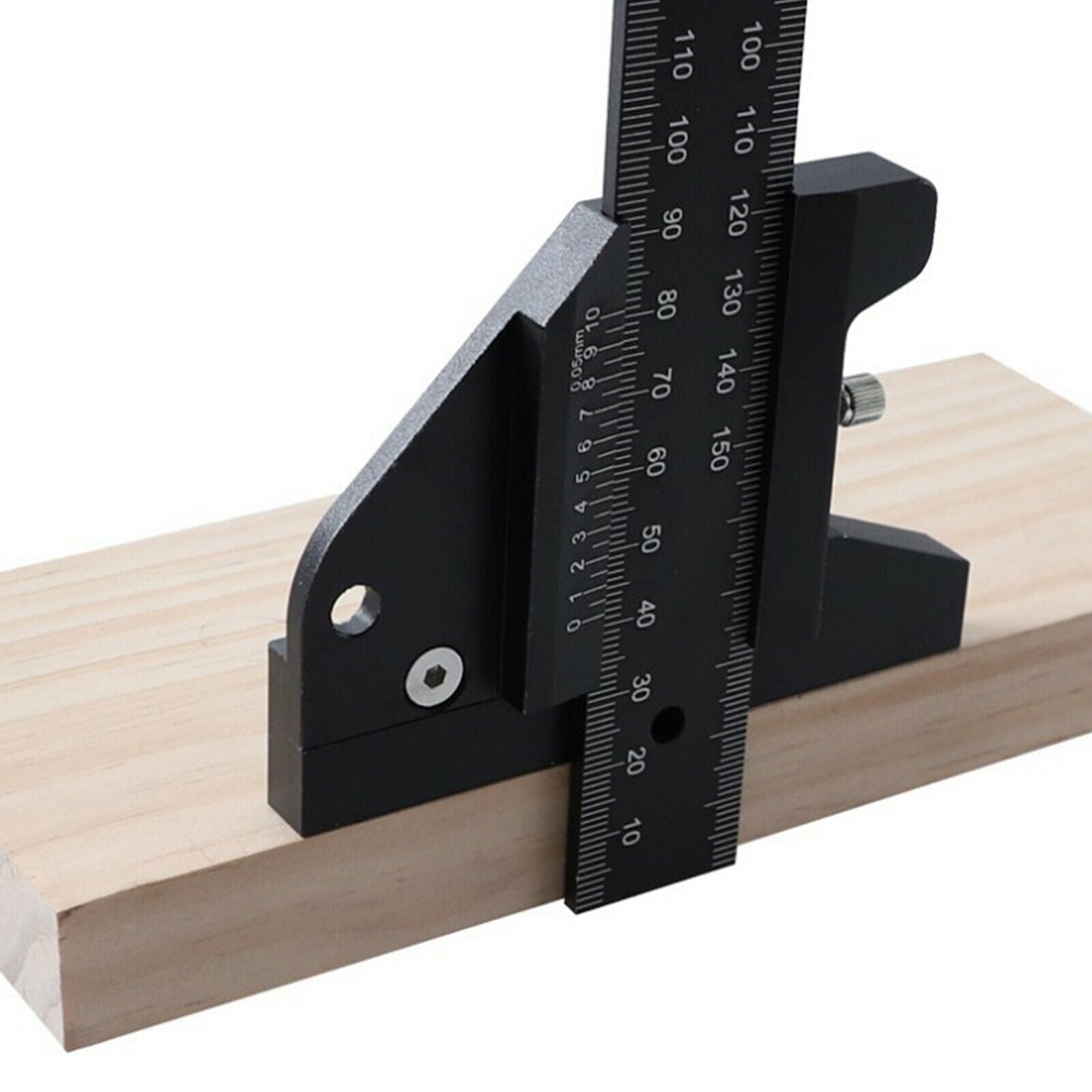 Woodworking T Square Ruler Scribing Carpenter Gauge Tool Clear Reading Ruler