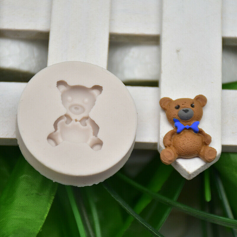 1pcs Bear Silicone Mold Mini Fondant Mold Cake Decorating Tools Chocolate MY1