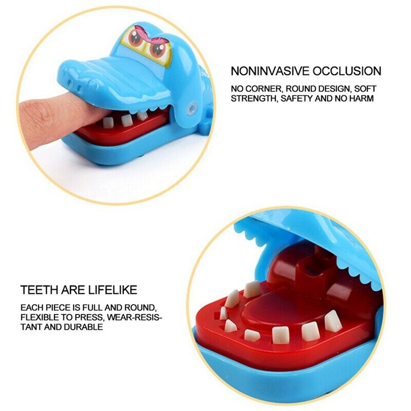 Small Toys Bar Crocodile Dentist Childrens Those Trick King-Size Bites Family R6