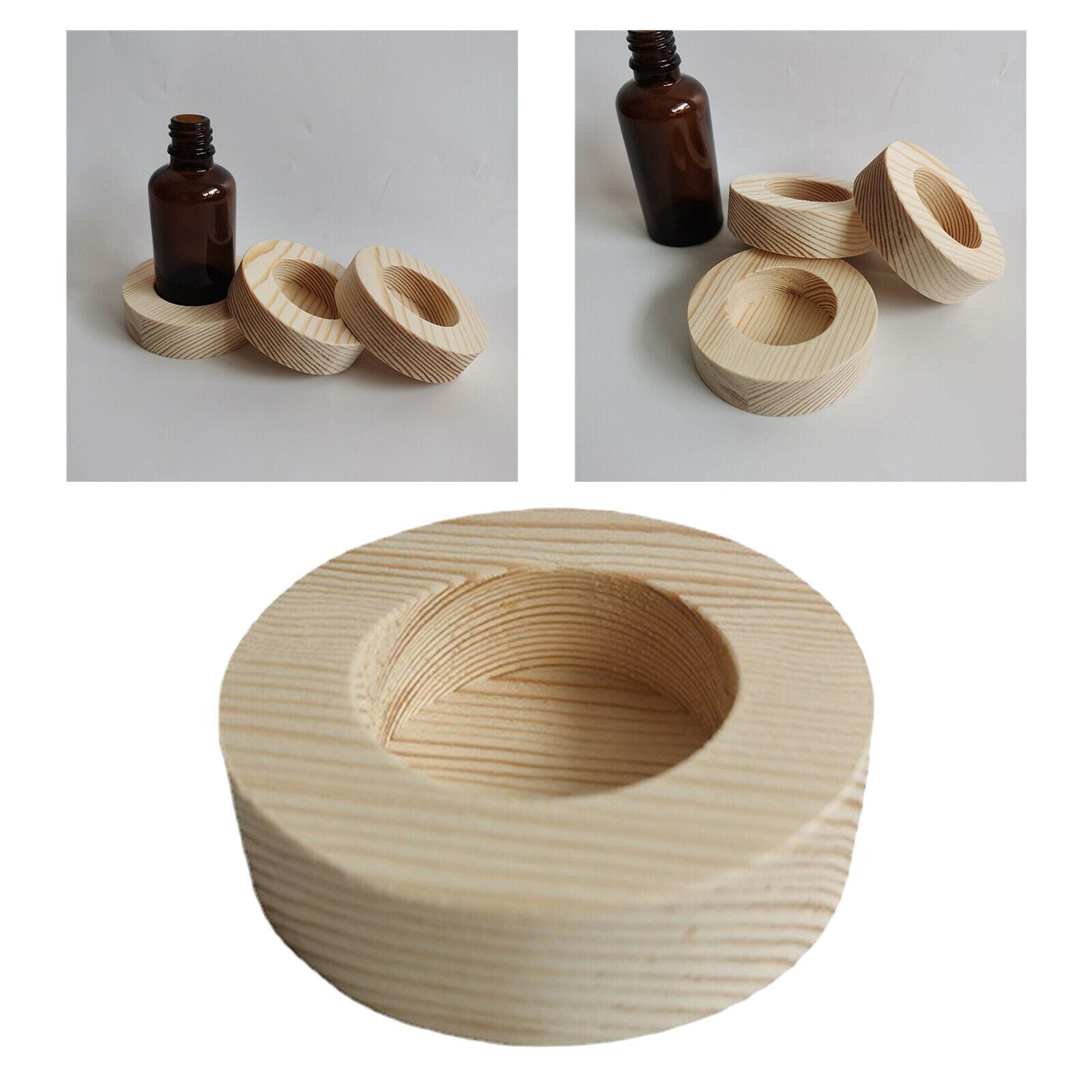 Wood Essential Oil Display Stand Rack Organizer for Display & Storage