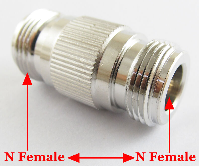 1pc Brass N female Jack to N female Jack straight RF Coaxoal Connector Adapter