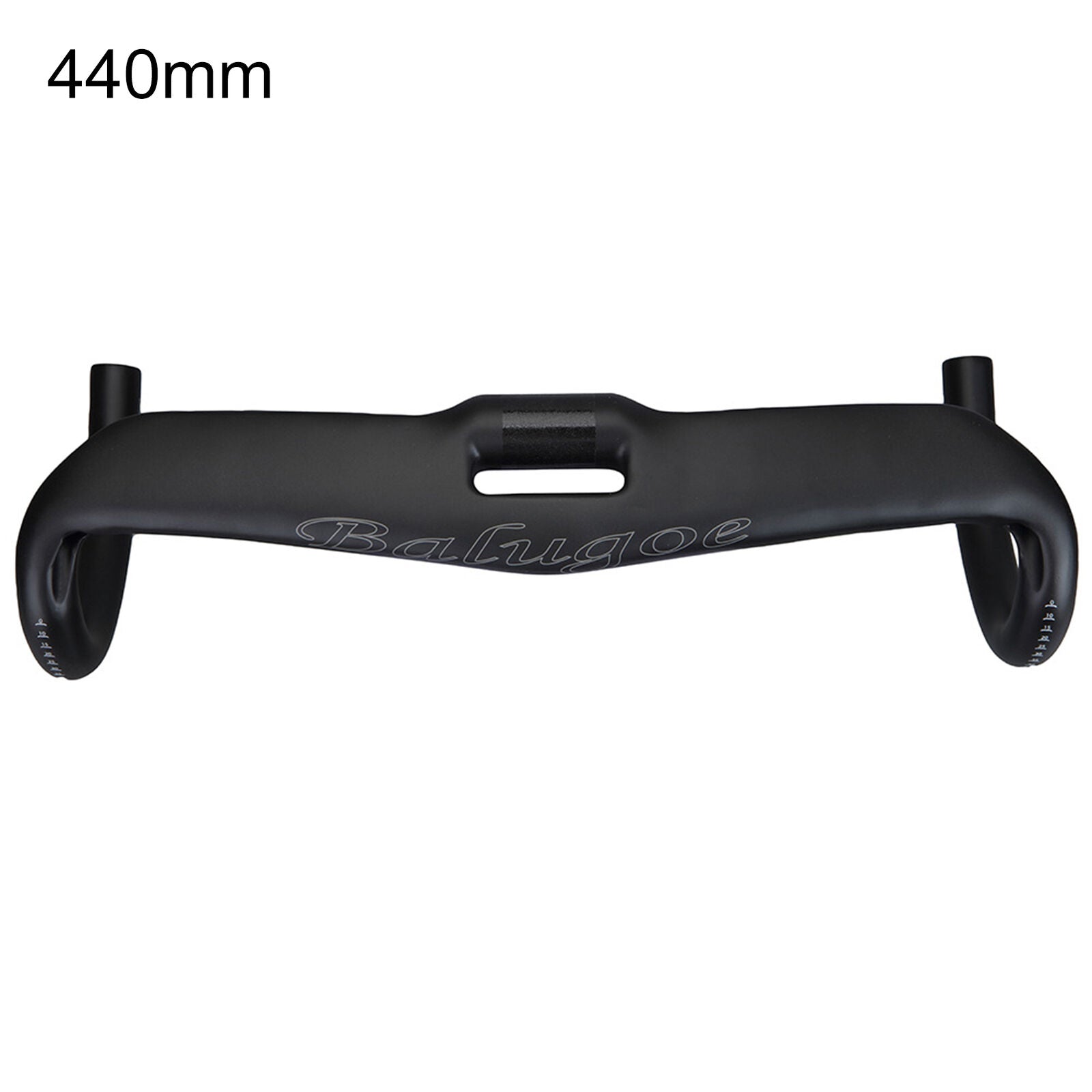 Black BALUGOE Handlebar Pressure Resistance Thickened Carbon Fiber Durable for O