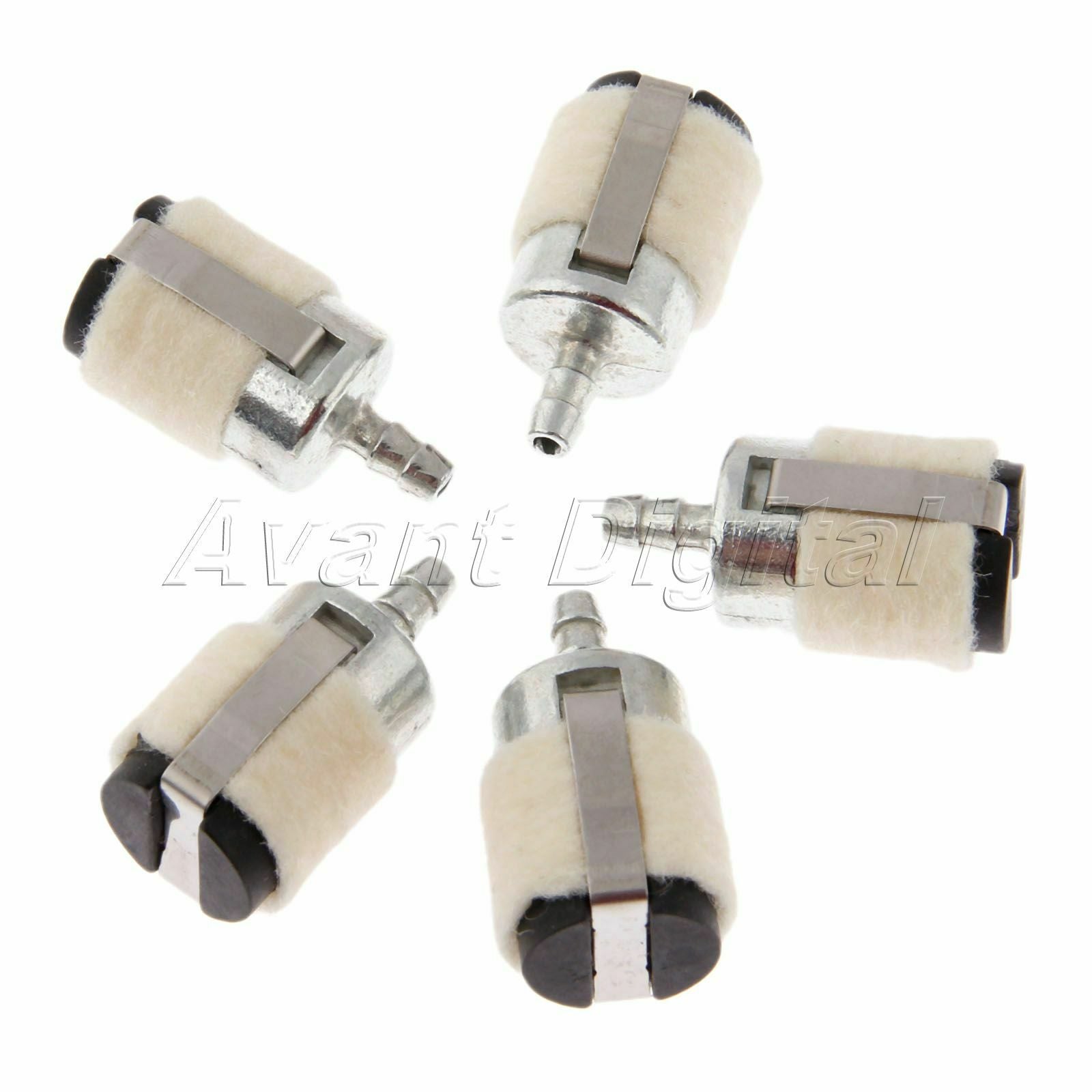 5pcs Wool Fuel Filters Earth Auger Water Pump Parts for Chain saw Brush Cutter