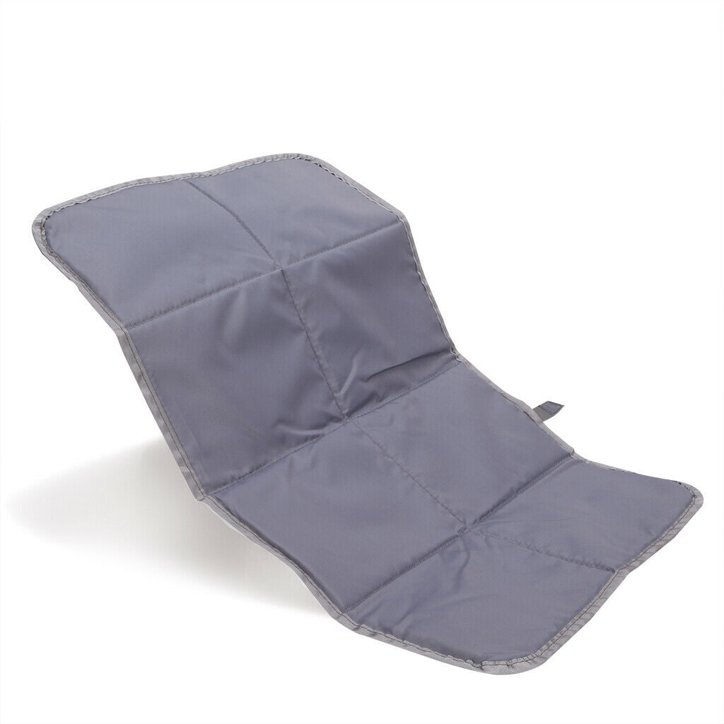 Baby Nappy Changing Bag Set Diaper Bags Mat Mummy Shoulder Handbag Grey