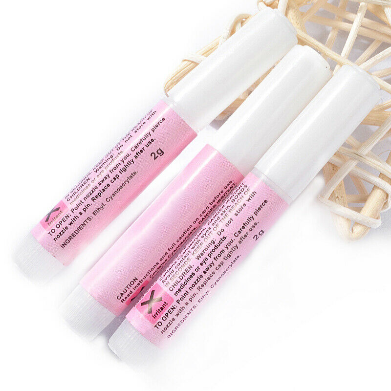 10 x Nail Tip Glue Super Bond For Acrylic Nails Strong Adhesive Manicure Tools