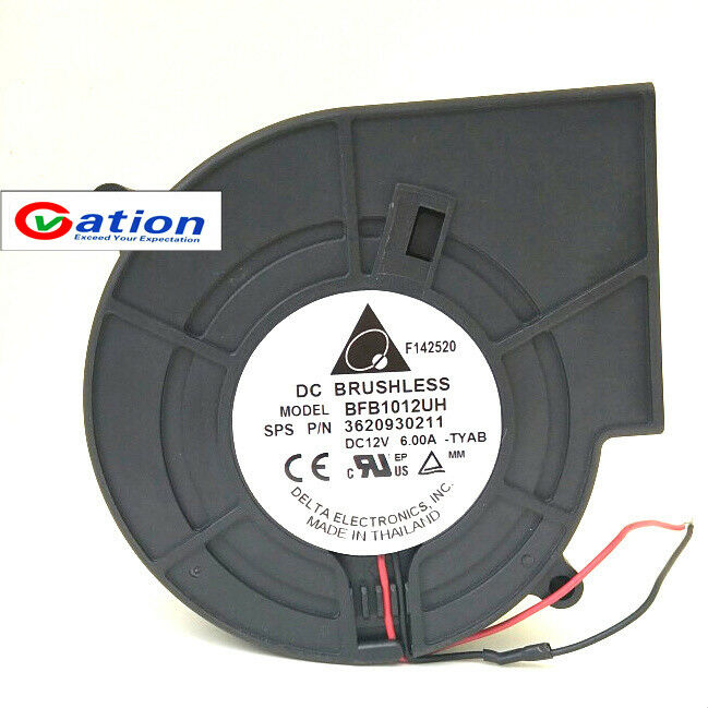 For Delta BFB1012UH 12V 6A high-power DC blower Large volume turbine cooling fan