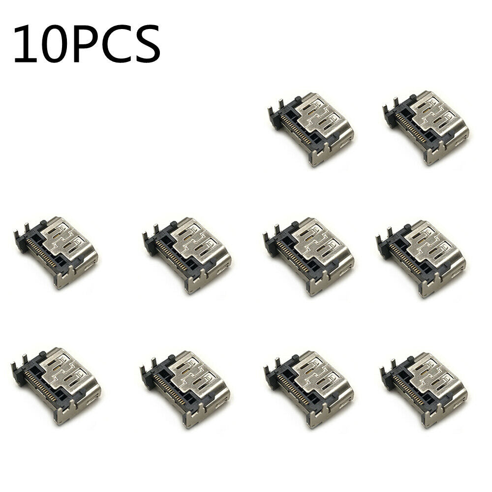 10Pcs HD interface For PS5 HDMI-compatible Port Socket Interface for Sony PS5