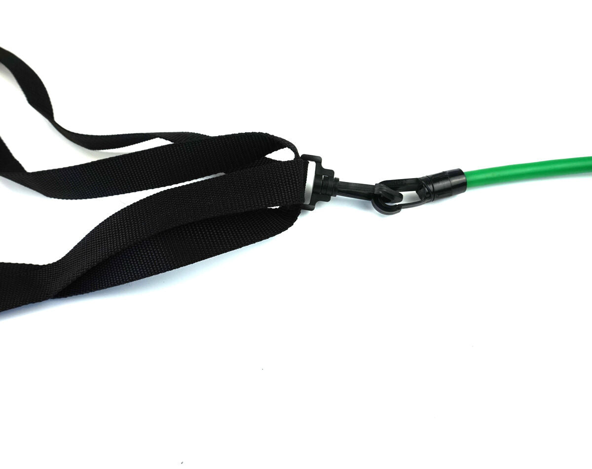 Swim Resist Parachute Drag Trainer Belt Tow Tether Training Leash -NEW
