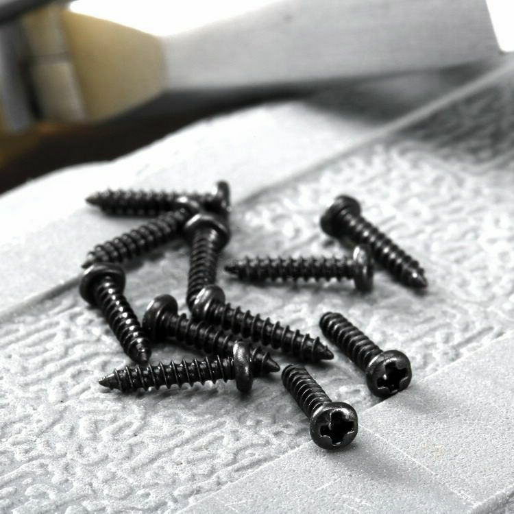 M2 x 10mm Carbon Steel Round Cross Head Self Tapping Screw  Fastener * 100