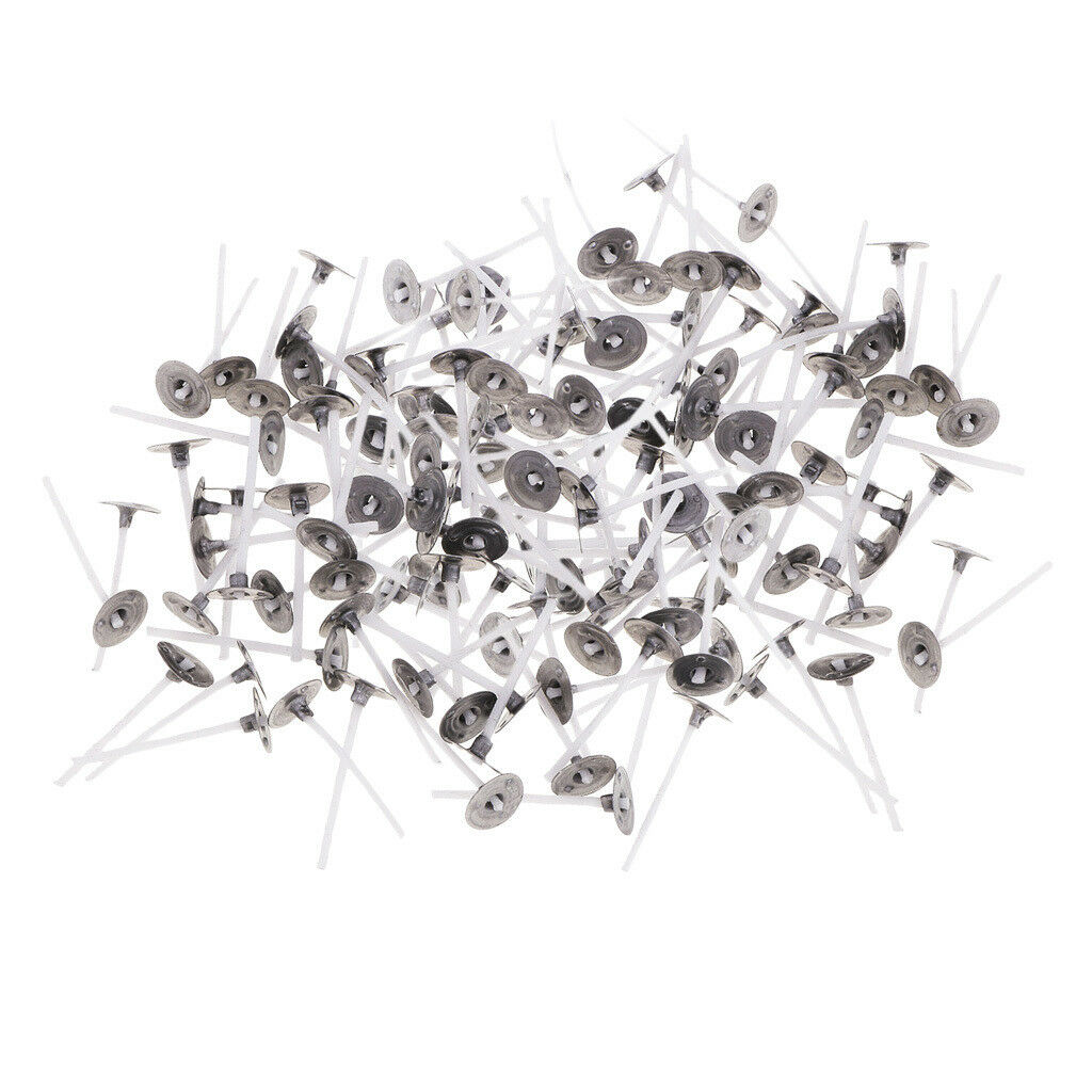 200x Pre Waxed Pre Tabbed Candle Wicks for DIY Tealight Candle Making 3cm