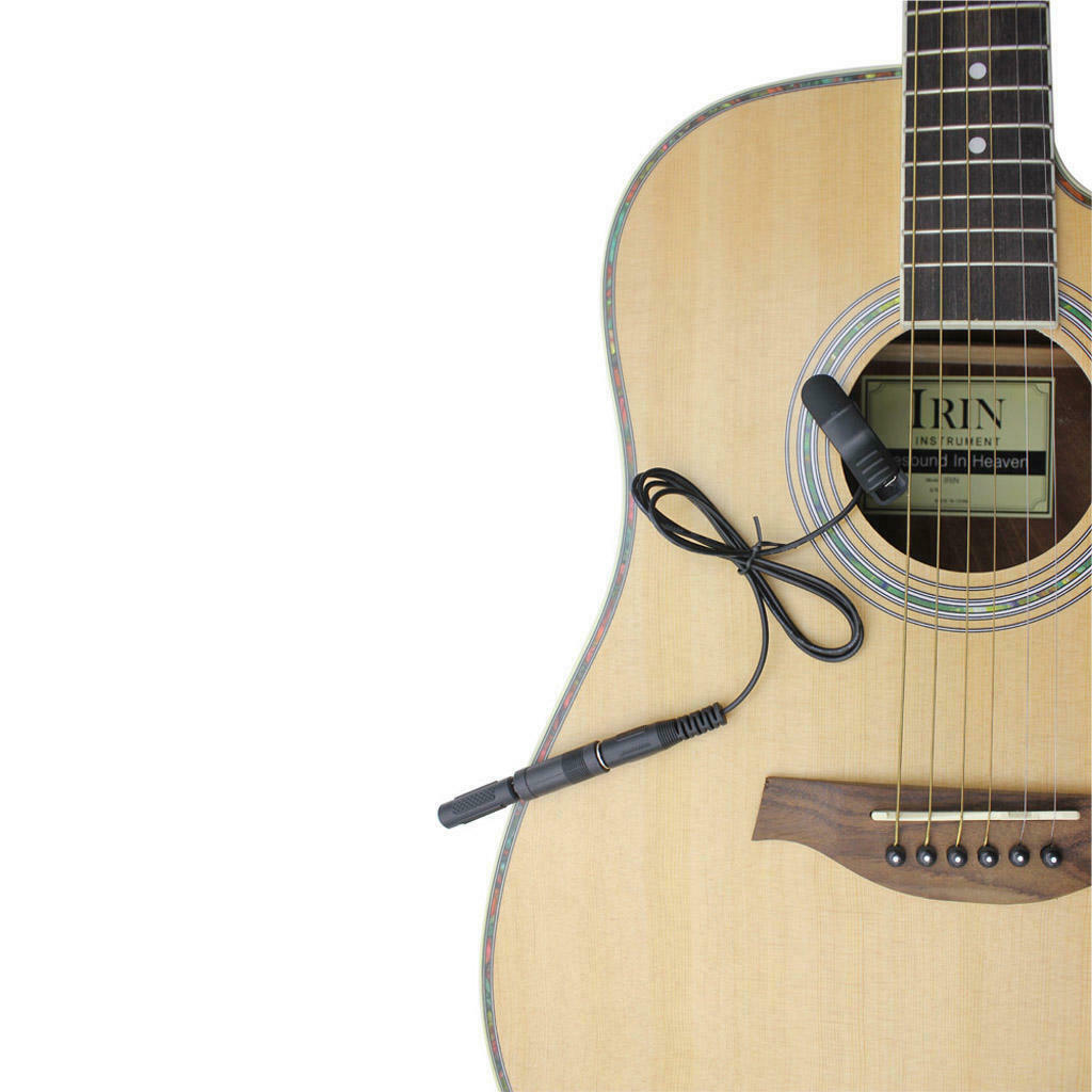 Universal General Acoustic Guitar Clip On Pickups With 2x Adapters