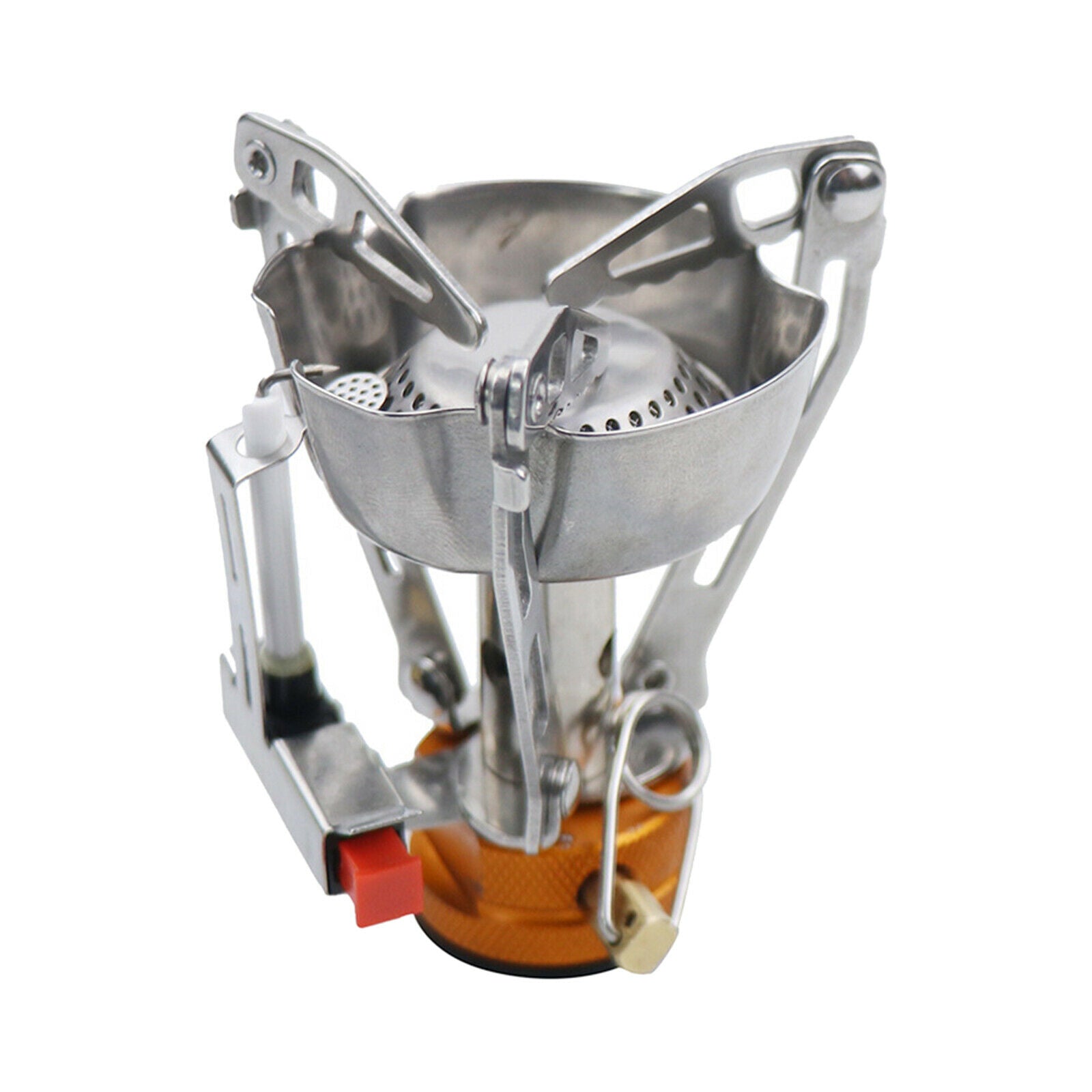 Portable Gas Stove Compact Lightweight Camping Stove Connector Cook Stove