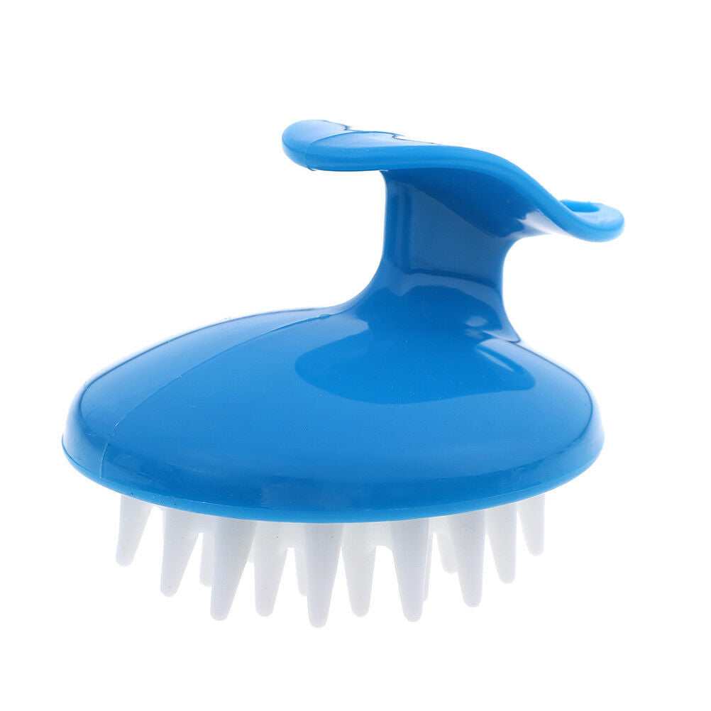 Silicone Shampoo Brush Hair Scalp Cleansing Massage Brush Soft Silicone ^.l8
