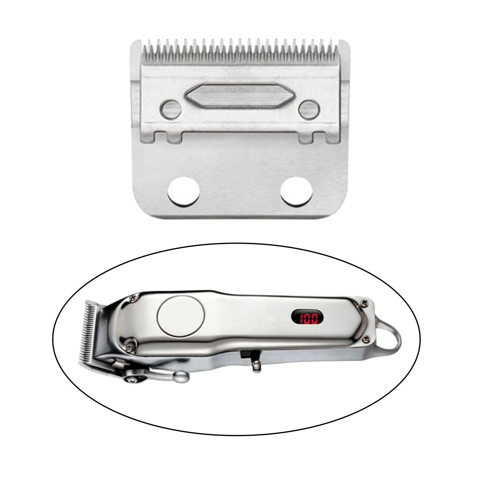 Stainless Steel Hair Clipper Blade for Men Cordless 12mm Length Rustproof