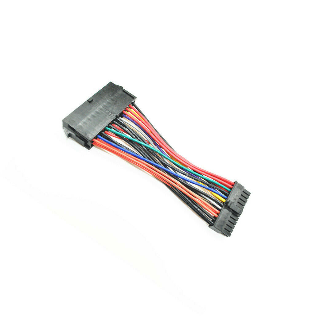 2x ATX Power Supply 24Pin to Mini 24Pin Cable For Dell Optiplex 760 780 960 980