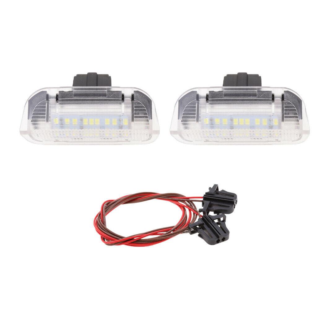 2x 3528-SMD 18LED Side Door Courtesy Lights For VW Golf EOS Jetta Passat CC