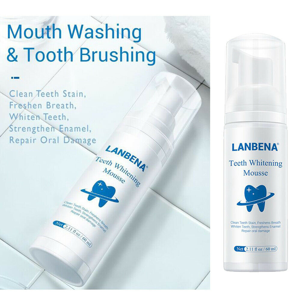 Teeth Whitening Foam Teeth Care for Home Use Maintain a Brighter Smile